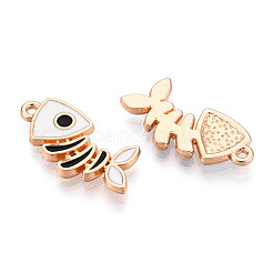 Alloy and Enamel Pendants&nbsp;ENAM-T021-33B-G