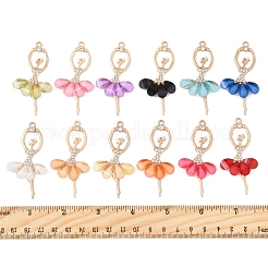 12Pcs 12 Colors Alloy Big Pendants&nbsp;FIND-FS0003-43