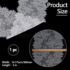 Nylon Flower Lace Ribbon&nbsp;OCOR-WH20013-010A
