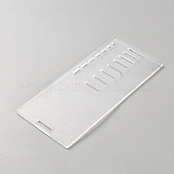 Acrylic Record Display Stands&nbsp;ODIS-WH0078-39