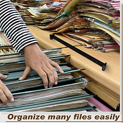 PVC Plastic Drawer Hanging File Bars&nbsp;KY-CP0001-39