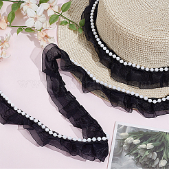 5 Yards Polyester Lace Ribbons&nbsp;OCOR-GF0006-14A-01