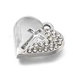 UV Plating Alloy Crystal Rhinestone Pendants&nbsp;RB-CBAD37D-35P