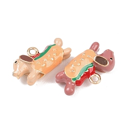 Alloy Enamel Pendants&nbsp;ENAM-A012-01G