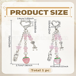 Strawberry Acrylic Pendant Decorations&nbsp;KEYC-LP0001-58A