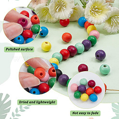 Wood Beads&nbsp;WOOD-PH0007-01-WH