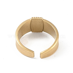 12Pcs Ion Plating(IP) 304 Stainless Steel Open Cuff Rings&nbsp;RJEW-G312-09G