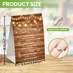 60Pcs Adjustable Alloy Rhinestone Finger Rings&nbsp;RJEW-CL0001-02