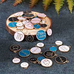 Alloy Enamel Pendants&nbsp;ENAM-SZ0001-14LG-RS