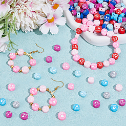240Pcs 8 Colors Handmade Polymer Clay Bead Strands&nbsp;CLAY-PA0001-44