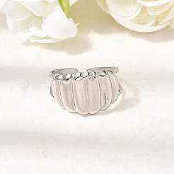 304 Stainless Steel Cuff Open Rings&nbsp;LS-STAS-H259-05P