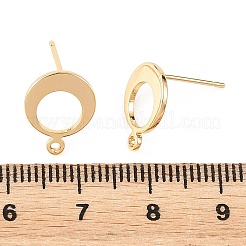 SHEGRACE Brass Stud Earring Findings&nbsp;XGRQ64512-853G