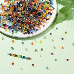 3600Pcs 24 Colors Transparent Electroplate Glass Beads&nbsp;GLAA-YW0003-34