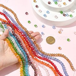 10 Strands 10 Styles Electroplate Glass Beads Strands&nbsp;EGLA-CJ0001-28