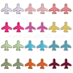 2Sets Polyester Iron on/Sew On Patches&nbsp;PATC-CA0001-31