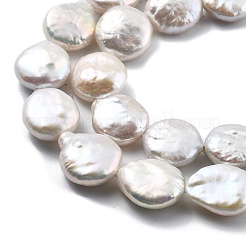 Natural Baroque Keshi Pearl Beads Strands&nbsp;PEAR-B004-16F-03A