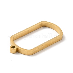 Ion Plating(IP) 304 Stainless Steel Open Back Bezel Pendants&nbsp;STAS-K208-22