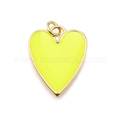 Brass Enamel Pendants&nbsp;KK-K401-14G