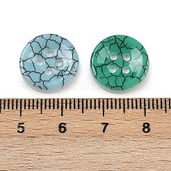 2-Hole Porcelain Buttons&nbsp;PORC-R010-15A