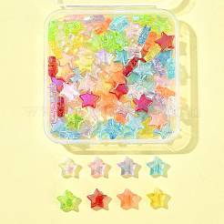 90Pcs 9 Colors Eco-Friendly Transparent Acrylic Beads&nbsp;TACR-FS0001-63