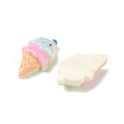 Opaque Resin Imitation Food Cabochons&nbsp;RE-CBA1274-03