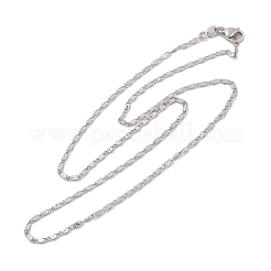 Brass Oval Link Chain Necklaces&nbsp;NJEW-H053-01A-P02