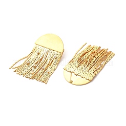 Rack Plating Brass Cubic Zirconia Jellyfish Ear Studs&nbsp;EJEW-P226-17G