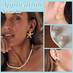 10Pair Alloy & Brass Dangle Earring & Stud Earring Sets&nbsp;EJEW-PH01451