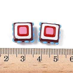 Baking Paint Glass Enamel Beads&nbsp;LAMP-S079-14F