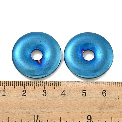 Electroplated Synthetic Non-Magnetic Hematite Pendants&nbsp;G-C136-04G