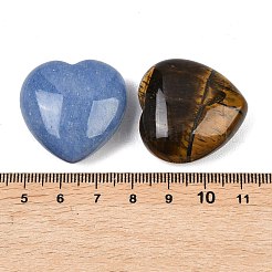 Natural Gemstone Heart Display Decorations&nbsp;G-D369-01
