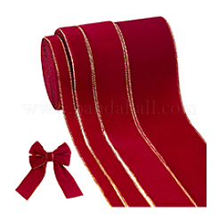 12 Yards 4 Styles Polyester Velvet Ribbon&nbsp;OCOR-PH0006-19