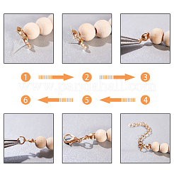 304 Stainless Steel Cup Pearl Peg Bails Pin Pendants & Snap on Bails & Bead Tips&nbsp;STAS-UN0017-09
