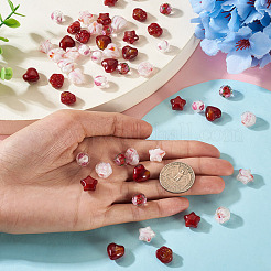 80Pcs 8 Styles Millefiori Glass Beads Strands&nbsp;GLAA-TA0003-43C