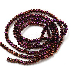 Electroplate Glass Beads Strands&nbsp;EGLA-F149-FP-11