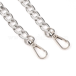 Aluminum Curb Chain Bag Strap&nbsp;FIND-WH0082-54A
