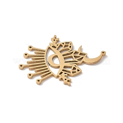 201 Stainless Steel Filigree Pendants&nbsp;STAS-K298-12G