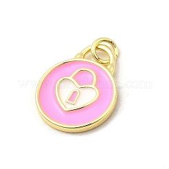 Brass Enamel Pendants&nbsp;KK-I378-04G