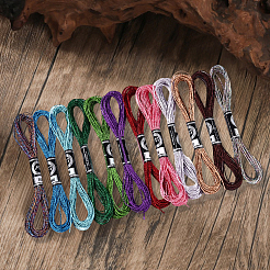 6-Ply Metallic Polyester Embroidery Floss&nbsp;OCOR-WH20074-01A-11