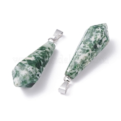Natural & Synthetic Mixed Stone Pointed Pendants&nbsp;G-I314-02P