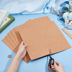 20Pcs Square Cork Sheets&nbsp;DIY-BC0016-24