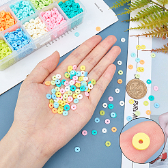 Handmade Polymer Clay Beads&nbsp;CLAY-FH0001-02B-01