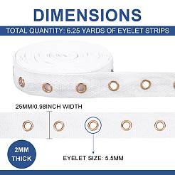 6.25 Yards Flat Cotton Ribbon&nbsp;SRIB-BC0001-15C