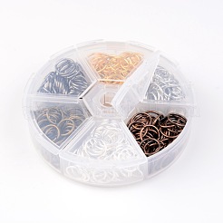 1 Box Brass Open Jump Rings&nbsp;KK-X0060-10mm