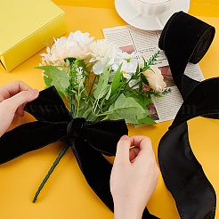 Single Face Velvet Ribbons&nbsp;SRIB-WH0011-170