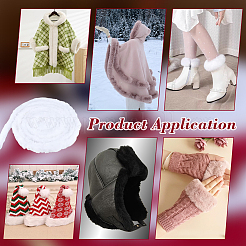 1Pc Artificial Wool Costume Accessories&nbsp;AJEW-PH0007-43A