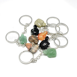 Synthetic & Natural Gemstone Keychain&nbsp;KEYC-S253-05