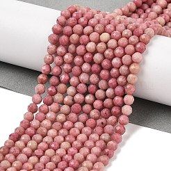 Natural Rhodonite Beads Strands&nbsp;G-E411-11A-4mm