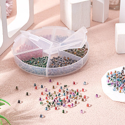 60G 6 Colors Transparent Glass Seed Beads&nbsp;GLAA-TA0003-32