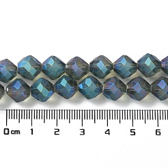 Electroplate Transparent Glass Beads Strands&nbsp;EGLA-I019-FR03